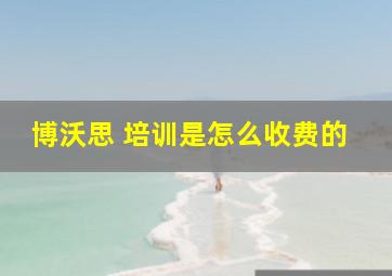 博沃思 培训是怎么收费的